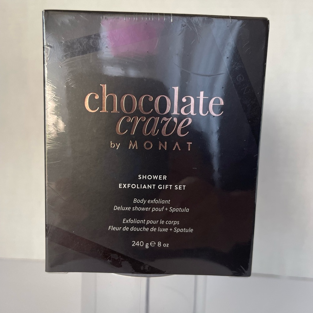 Monat Chocolate Crave Shower Exfoliant Gift Set